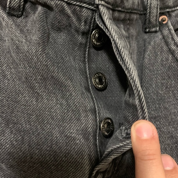 Vintage distressed denim shorts high waisted - Picture 3 of 4